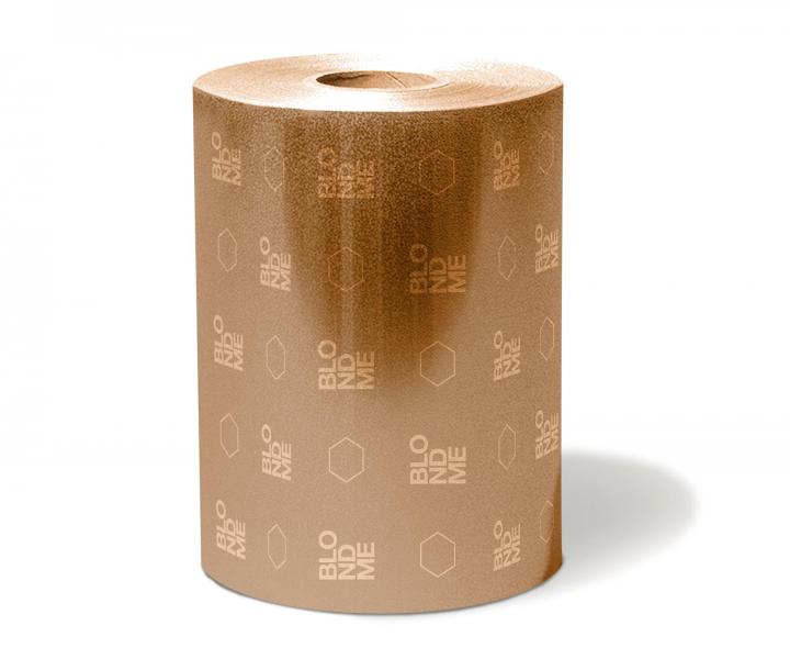 Profesjonalna folia fryzjerska aluminiowa z toczeniem Framar X Schwarzkopf Professional BlondMe - 97,5 m - zota