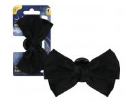 Klamra do w�os�w z aksamitn� kokard� Invisibobble Clipstar M Eclipse Nuit Knot - czarna