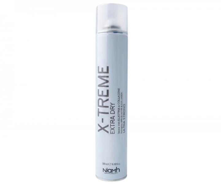 Lakier do w�os�w maksymalnie utrwalaj�cy Niamh X-Treme Extra Dry - 500 ml
