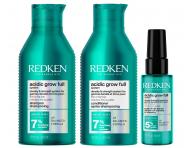 Zestaw nadaj�cy g�sto�� i obj�to�� w�osom cienkim, oklapni�tym i normalnym Redken Acidic Grow Full System + serum 45 ml gratis