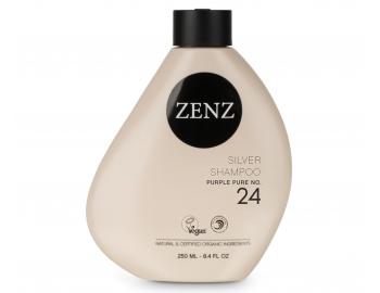 Fioletowy szampon do w�os�w blond i siwych Zenz Silver Shampoo Purple Pure No. 24 - 250 ml