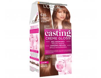 Farba do wosw bez amoniaku Loral Casting Crme Gloss - 635 czekoladowy cukierek