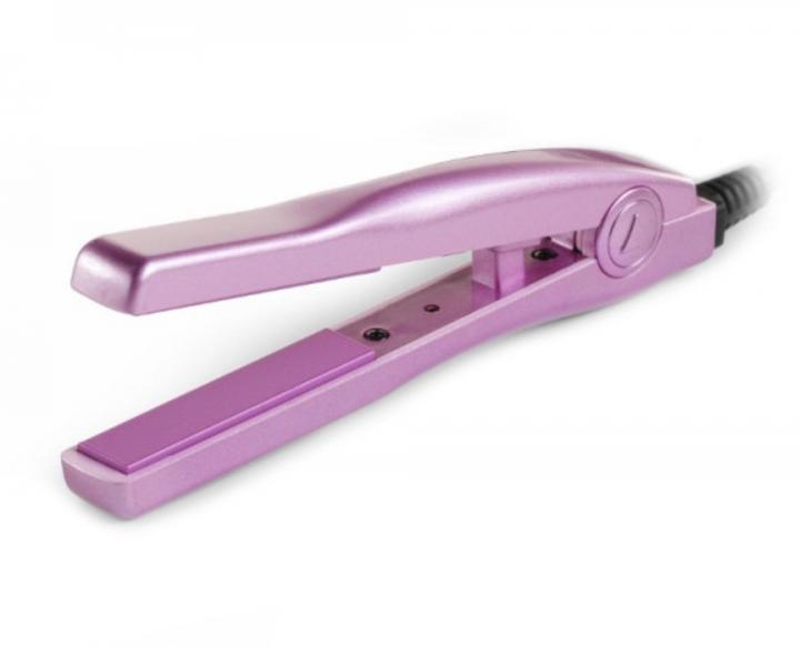 Mini prostownica do w�os�w Cera Flat Iron - 15 cm - r�owa