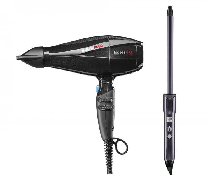 Profesjonalna suszarka do w�os�w BaByliss Pro Excess-HQ Ionic - 2600 W + lok�wka do w�os�w BaByliss Pro DigiCurl - 16 mm gratis
