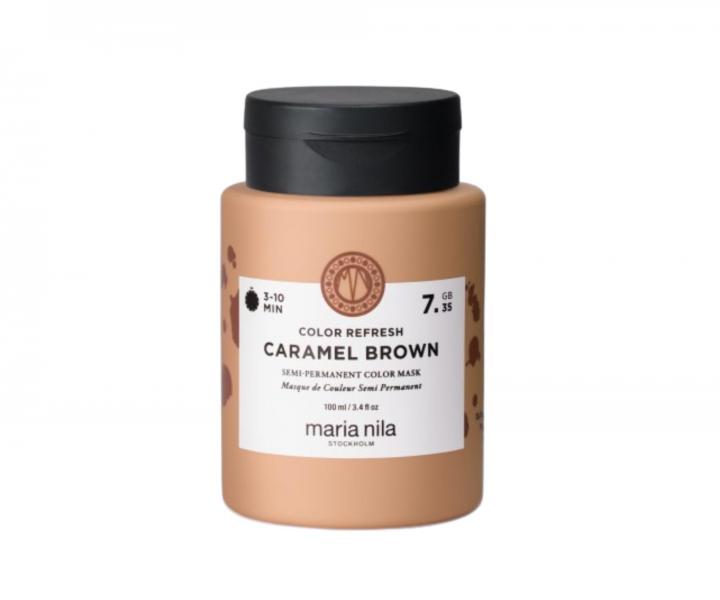 Maska o�ywiaj�ca kolor w�os�w Maria Nila Colour Refresh Caramel Brown - karmelowo-br�zowa - 100 ml