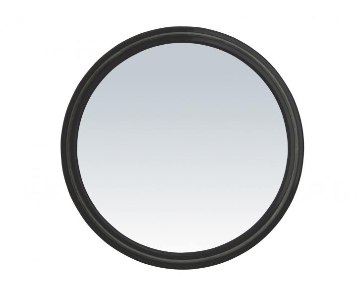 Lusterko okrge z uchwytem Sibel - czarne