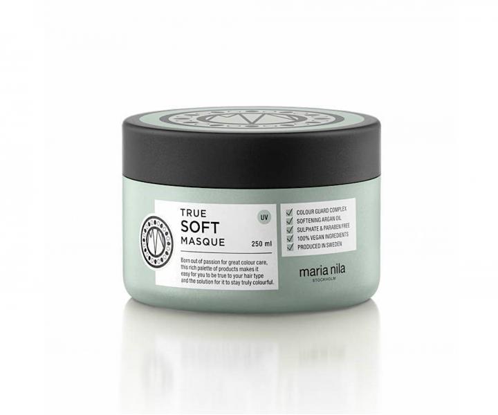 Maska nawilajca do wosw suchych z olejkiem arganowym Maria Nila True Soft Masque - 250 ml