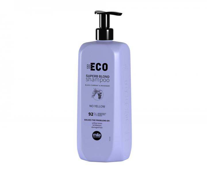 Szampon neutralizuj�cy ��te tony Mila Professional Be Eco Superb Blond Shampoo - 900 ml