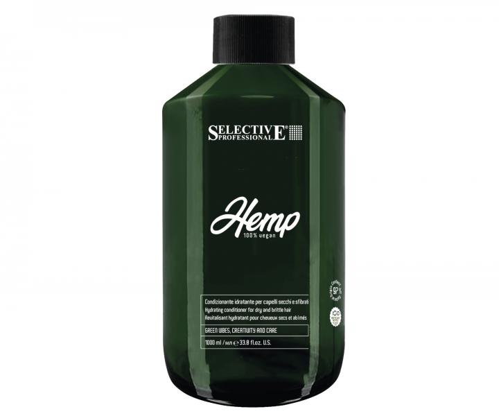 Odywka nawilajca do wosw suchych i amliwych Selective Professional Hemp Hydrating conditioner - 1000 ml