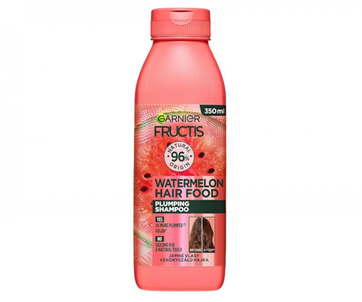 Szampon do wosw cienkich bez objtoci Garnier Fructis Watermelon Hair Food - 350 ml