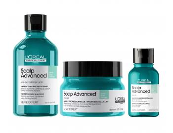 Zestaw do przet�uszczaj�cej si� sk�ry g�owy Lor�al Professionnel Scalp Advanced + szampon 100 ml gratis