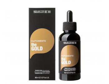 Ultra skoncentrowane czyste pigmenty Selective Professional ThePigments TheGold - 80 ml - zote