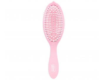 Szczotka do rozczesywania wosw z dodatkiem oleju z pestek arbuza Wet Brush Go Green Treatment & Shine Brush - rowa