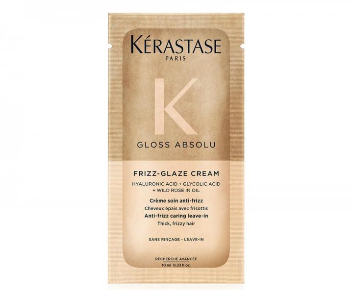 Krem do stylizacji w�os�w grubych i pusz�cych si� K�rastase Gloss Absolu Frizz-Glaze Cream - 10 ml (bonus)