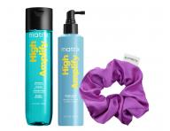 Zestaw zwi�kszaj�cy obj�to�� w�os�w cienkich Matrix High Amplify + gumka materia�owa gratis