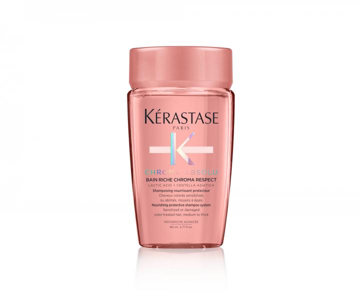 Szampon od�ywczy do w�os�w farbowanych K�rastase Chroma Absolu - 80 ml
