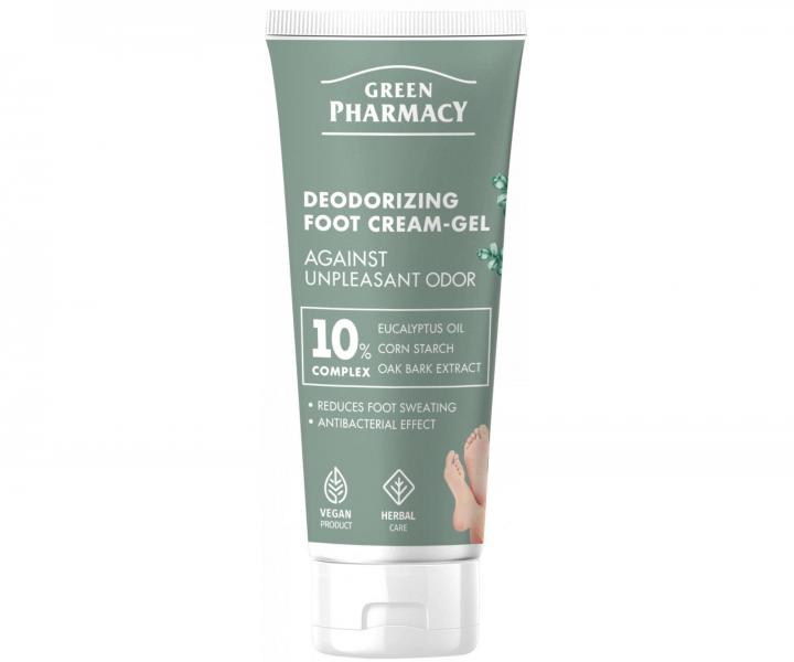 Krem-el dezodorujcy do stp przeciw poceniu Green Pharmacy Deodorizing Foot Cream-Gel - 75 ml