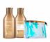 Seria od�ywcza do w�os�w suchych i �amliwych Redken All Soft - zestaw - szampon + od�ywka + kosmetyczka gratis