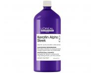 Szampon d�ugotrwale wyg�adzaj�cy do w�os�w pusz�cych si� Lor�al Professionnel Serie Expert Keratin Alpha Sleek - 1500 ml