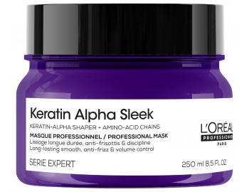 Maska wyg�adzaj�ca do w�os�w pusz�cych si� Lor�al Professionnel Serie Expert Keratin Alpha Sleek - 250 ml