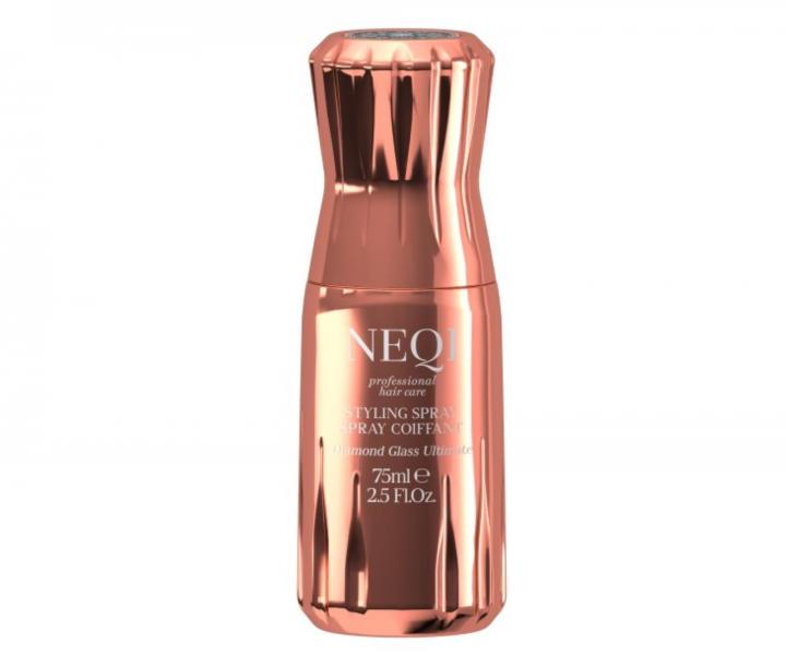 Termoochronny spray nadaj�cy po�ysk i g�adko�� do wszystkich rodzaj�w w�os�w Neqi Styling Spray Diamond Glass Ultimate - 75 ml