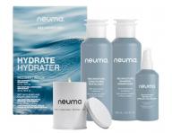 Zestaw upominkowy nawilajcy do wosw suchych i zniszczonych Neuma Neu Moisture Hydrate + wieczka i spray gratis