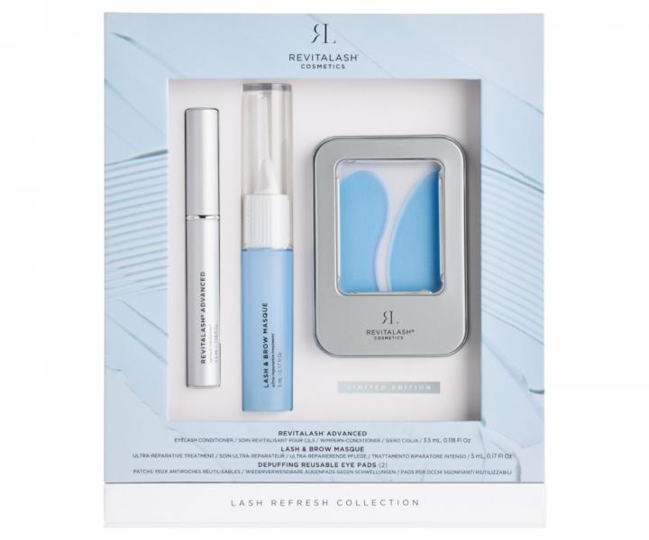 Zestaw upominkowy do pielgnacji rzs RevitaLash Lash Refresh Collection + maska i patki pod oczy gratis