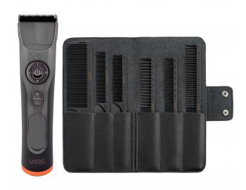 Profesjonalna maszynka do strzy�enia w�os�w Varis Hair Clipper VC42 - szara + zestaw karbonowych grzebien Varis gratis