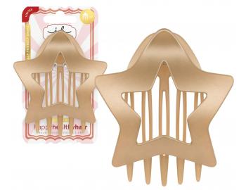 Klamra do w�os�w Invisibobble Clipstar Kaleidoscope Main Act - z�ota matowa