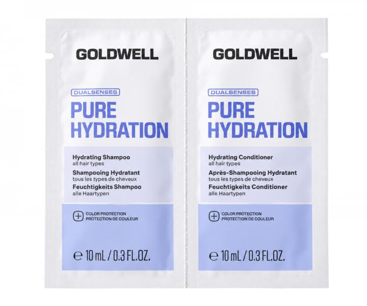 Szampon i od�ywka nawil�aj�ca do wszystkich rodzaj�w w�os�w  Goldwell Dualsenses Pure Hydration - 2 x 10 ml