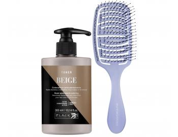Toner pielgnacyjny podkrelajcy kolor Black Professional Toner Beige - beowy - 300 ml + szczotka gratis
