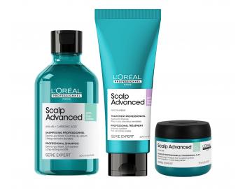 Zestaw koj�cy do przet�uszczaj�cej si� sk�ry g�owy Lor�al Professionnel Scalp Advanced + szampon i maska 2w1 75 ml gratis