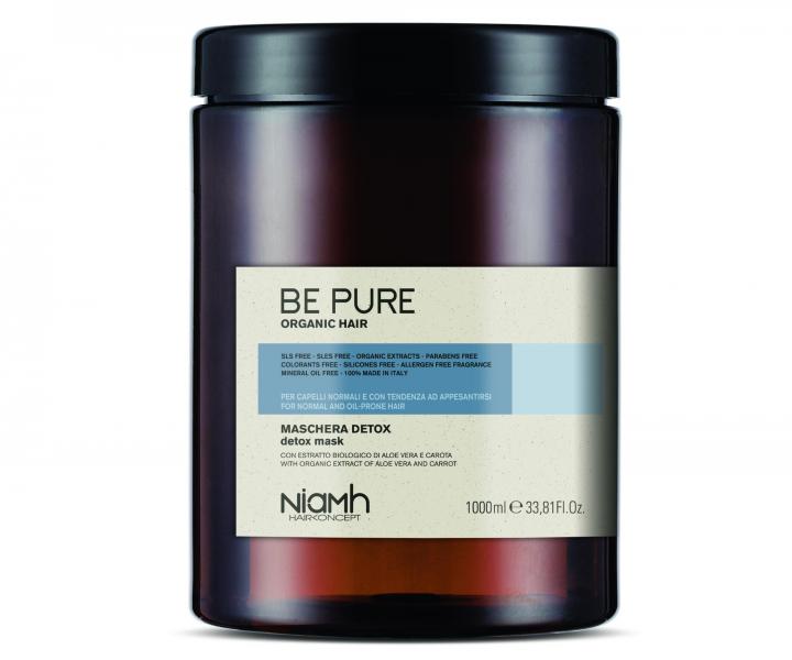 Maska do w�os�w normalnych i przet�uszczaj�cych si� Niamh Be Pure Detox - 1000 ml