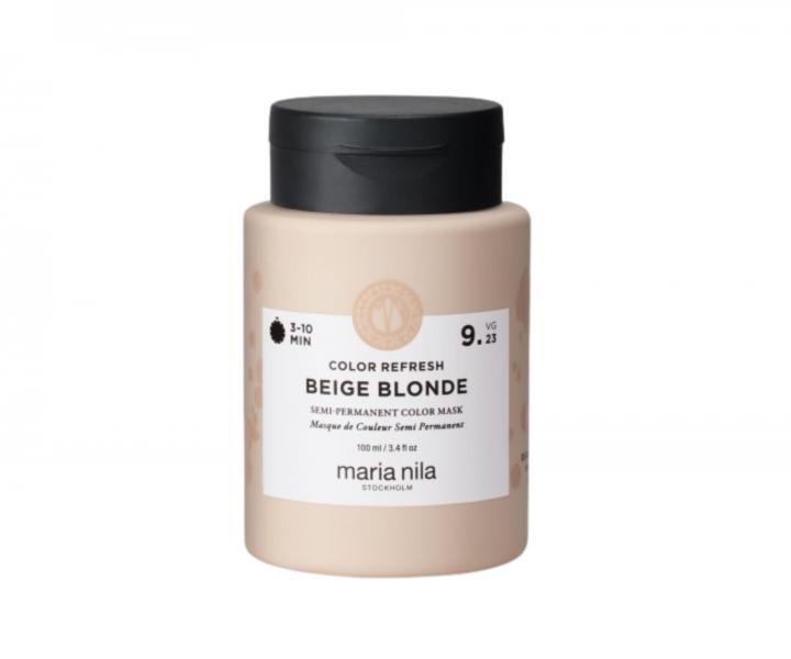 Maska o�ywiaj�ca kolor w�os�w Maria Nila Colour Refresh Beige Blonde - be�owy blond - 100 ml