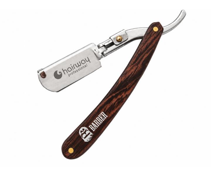 Brzytwa do golenia brody Hairway Razor - br�zowa