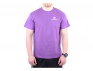 T-shirt z kr�tkim r�kawem - m�ski - fioletowy XXL