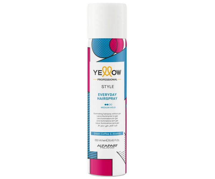 Lak do w�os�w bez aerozolu o �rednim utrwaleniu Yellow Professional Style Everyday Hairspray - 250 ml