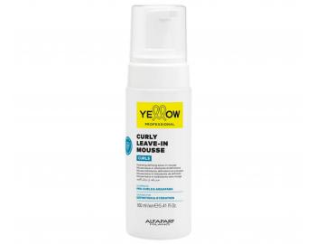 Pianka bez sp�ukiwania do w�os�w falowanych i kr�conych Yellow Professional Curls Curly Leave-In Mousse - 160 ml