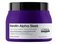 Maska wyg�adzaj�ca do w�os�w pusz�cych si� Lor�al Professionnel Serie Expert Keratin Alpha Sleek - 500 ml