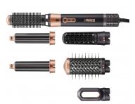Wielofunkcyjna suszarko-lok�wka z sze�cioma nasadkami Princess Airstyler Plus 529215 - 1000 W - czarna