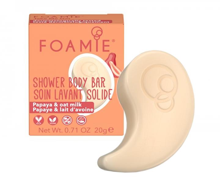 Myd�o pod prysznic w kostce do cia�a Foamie Shower Body Bar Take Me Oat - 20 g