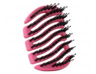 Szczotka do w�os�w z w�osiem dzika i nylonowym Sister Young Mila Pocket Hair Brush - ciemnor�owa