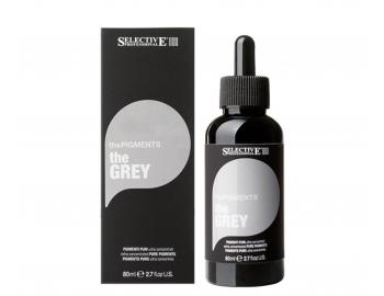 Ultra skoncentrowane czyste pigmenty Selective Professional ThePigments TheGrey - 80 ml - szare