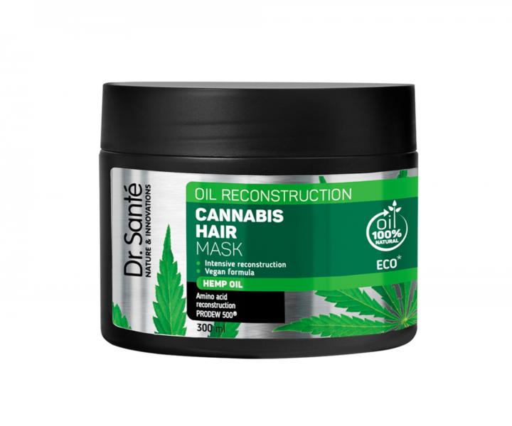 Maska do wosw osabionych i zniszczonych Dr. Sant Cannabis Hair - 300 ml