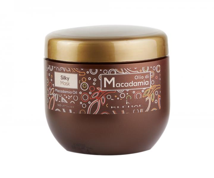 Maska nawilajca do wosw suchych i amliwych Klral Olio di Macadamia Silky Mask - 500 ml