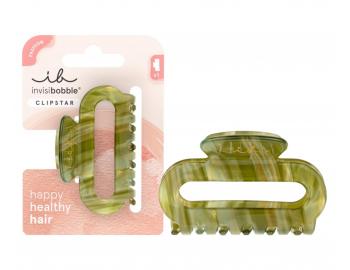 Klamra do wosw Invisibobble Clipstar Evergreen - zielono-brzowa