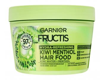 Maska do w�os�w suchych i przet�uszczaj�cych si� u nasady Garnier Fructis Hydra-Refreshing Kiwi Menthol Hair Food - 400 ml