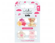 Weso�e spineczki klamerki do w�os�w dla dzieci Invisibobble Clipstar Kids Bearly Bloomed - 4 szt.