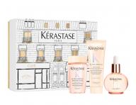 Zestaw upominkowy nawilajcy i nadajcy poysk wosom skonnym do puszenia si  z olejkiem Krastase Gloss Absolu
