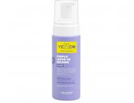 Fioletowa pianka neutralizuj�ca ��te tony bez sp�ukiwania Yellow Professional Silver Purple Leave-In Mouse - 160 ml